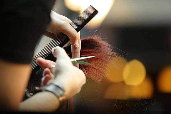 Freelance hairdressers at work